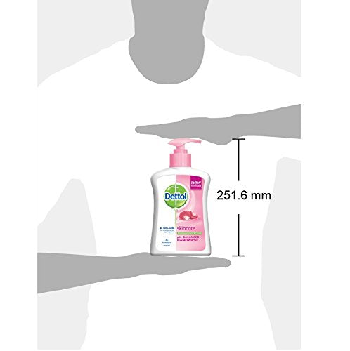 Dettol Hand Wash side view showing a compact bottle.