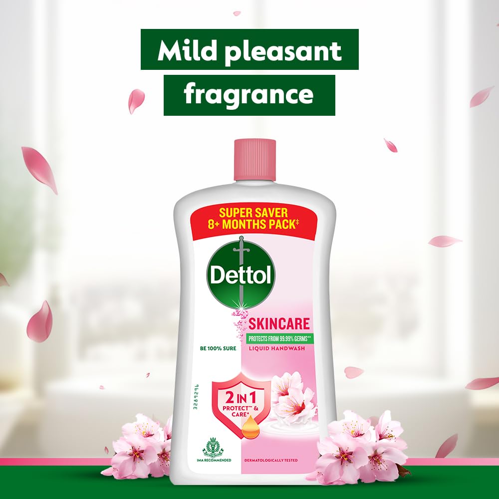 Dettol hands washing action demonstrating a daily hygiene routine.