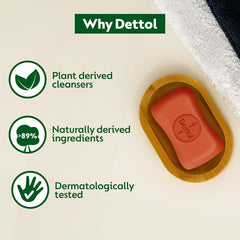 Dettol Original Bar Soap 100g bar — suitable for all skin types