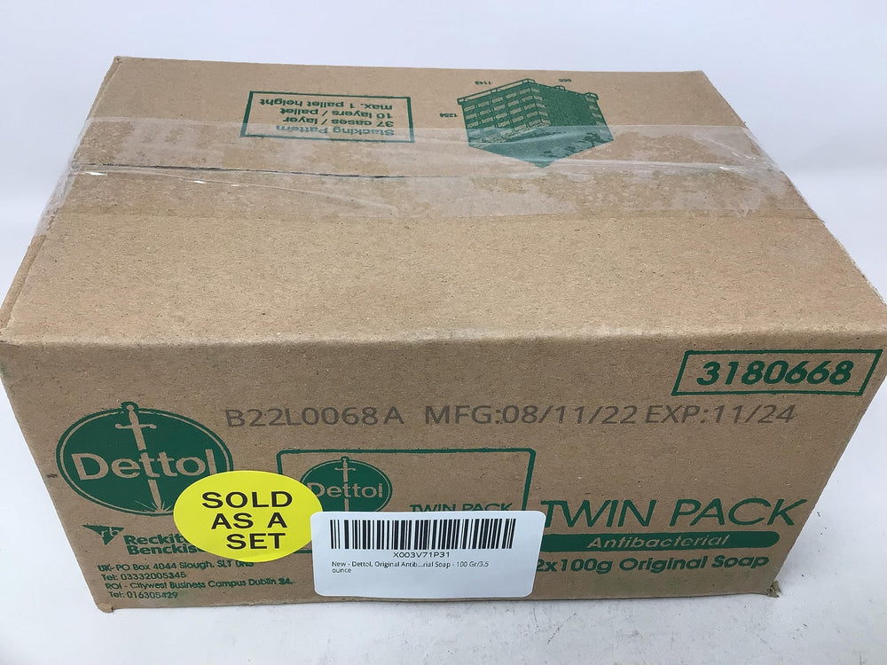 Dettol Original packaging view highlights hygienic packaging and 12-pack value