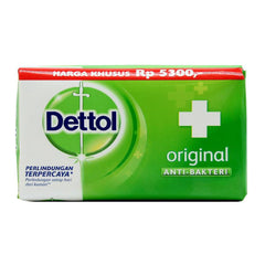 Family use scenario with Dettol Original soap bar for gentle cleansing.