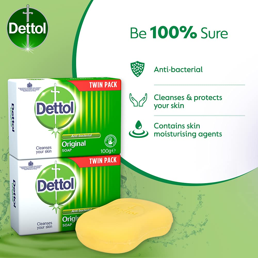 Dettol Original Soap close-up showing fresh fragrance for gentle wash