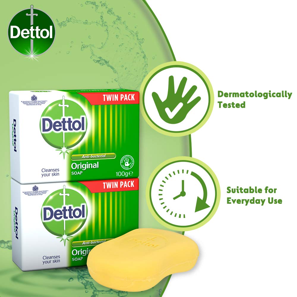 Dettol Original Soap texture and rich lather for everyday hygienic routine