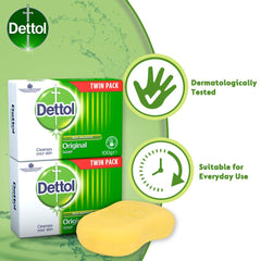 Dettol Original Soap texture and rich lather for everyday hygienic routine