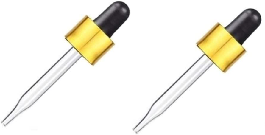 deve herbes Ashwagandha oil with two glass droppers for precise use.