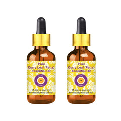 dève herbes curry leaf essential oil bottle with dropper for precise dilution