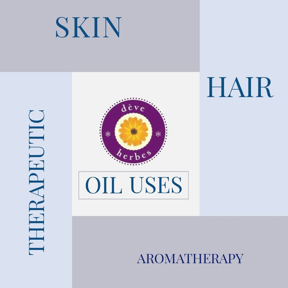 Deve Herbes oil pour demonstrating smooth, non-greasy texture.