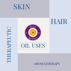 Deve Herbes oil pour demonstrating smooth, non-greasy texture.