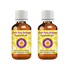 Deve Herbes Peru Balsam essential oil bottle showcases pure aroma for aromatherapy and skin prep.