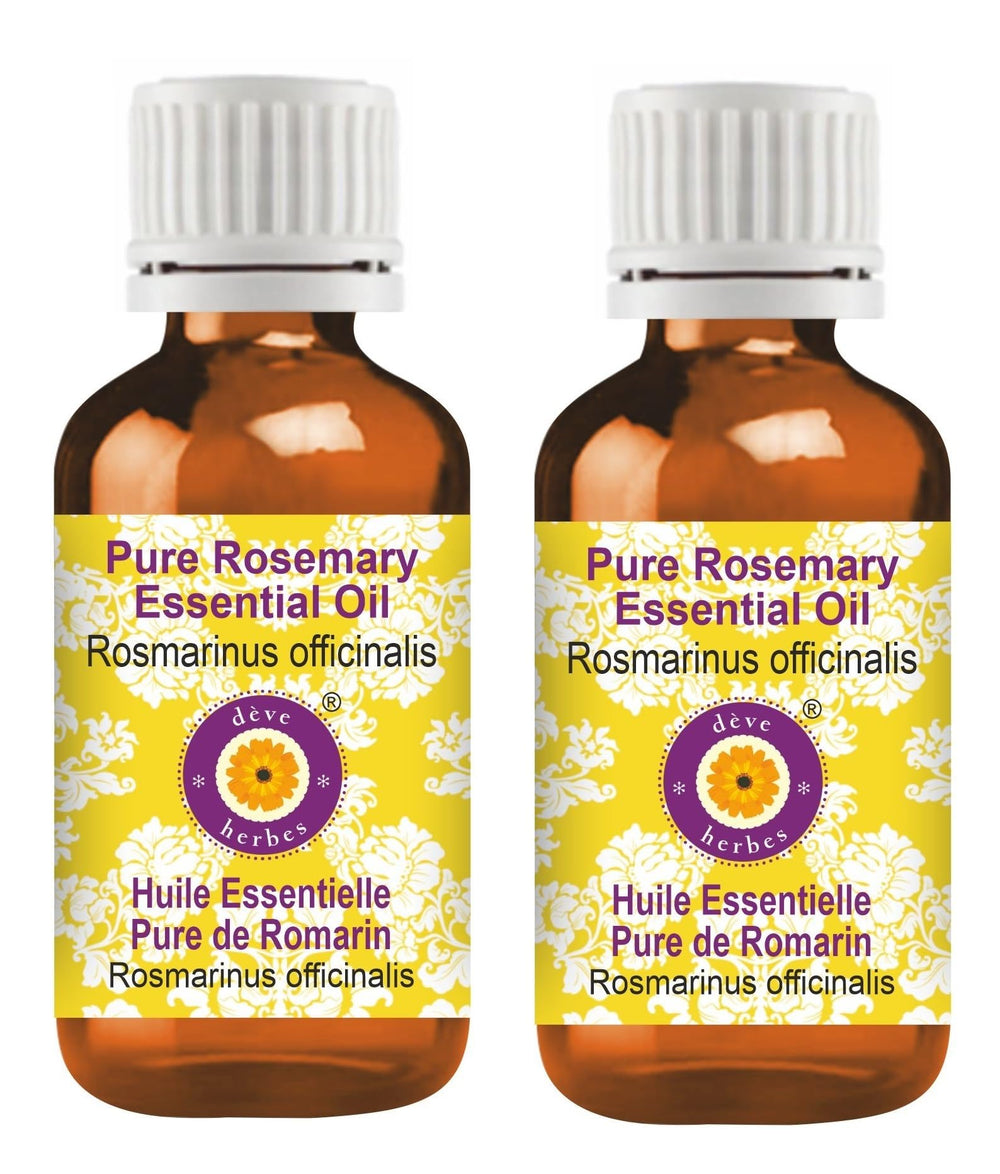 Dève herbes Rosemary oil bottle in amber glass preserves potency for daily use.