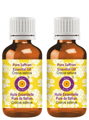 d3eve herbes saffron essential oil bottle showcases pure, lightweight skin and hair care