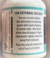 Devko charcoal tablets for ostomy pouch deodorization, ideal for daily use.