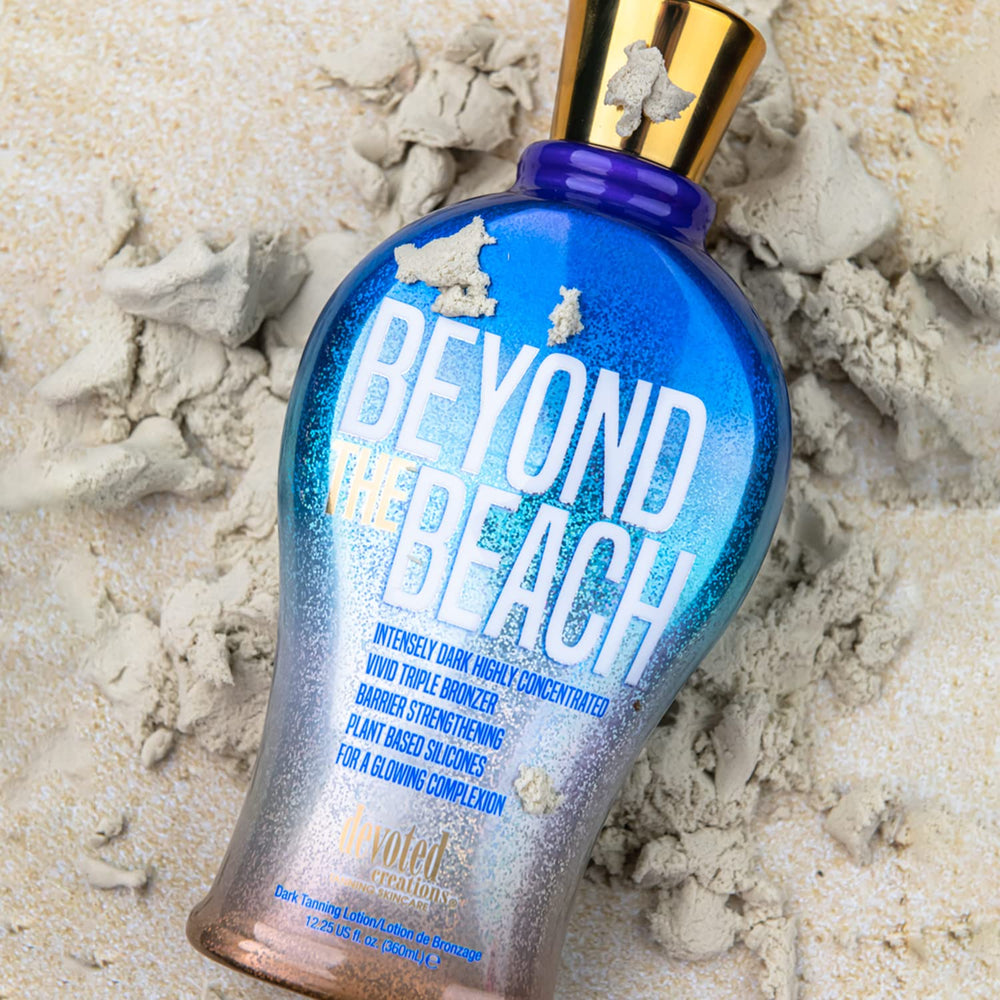 Bronzer on skin with visible glow and even tone from Beyond the Beach.