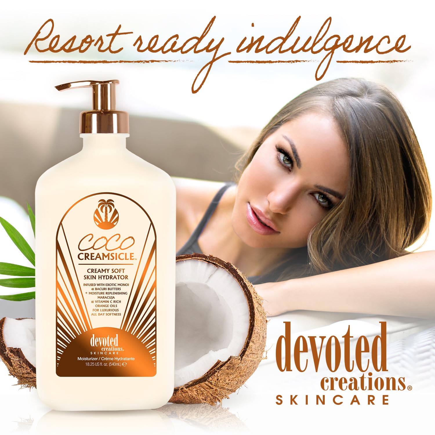 Devoted Creations Coco Creamsicle texture close-up highlights whipped, luxurious feel.