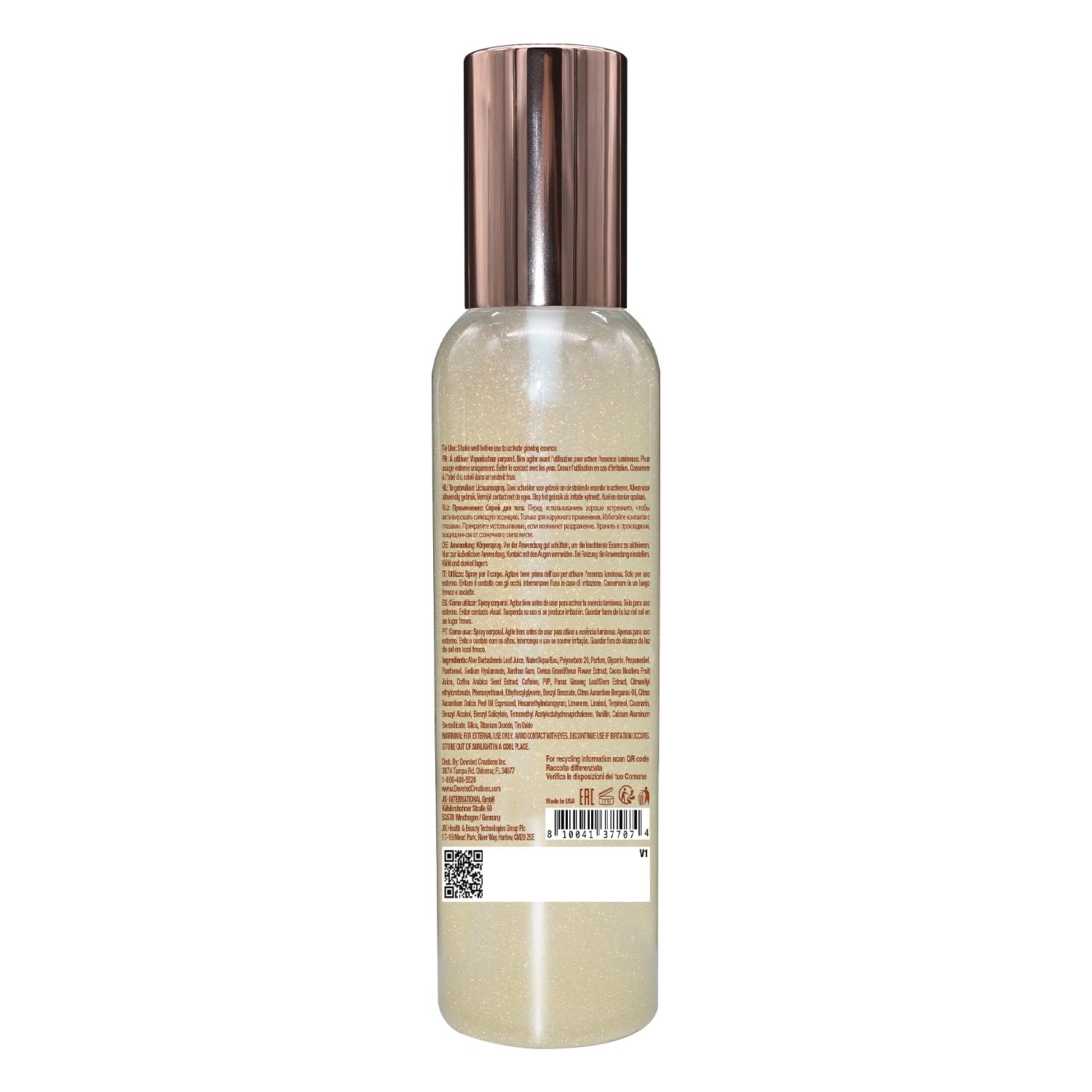 Devoted Creations Coconut Krèm After Sun skin glow after sun application leaves soft, refreshed skin.