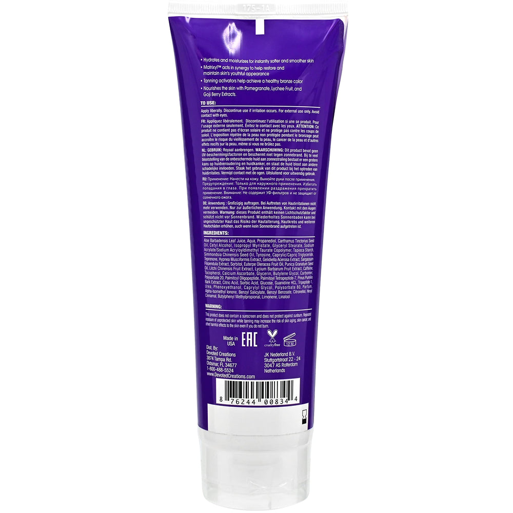 Devoted Creations Collagenetics 2-in-1 pack-shot shows bottle for daily hydration and red light sessions.