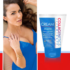 Devoted Creations Collagenetics Illuminate pump close-up reveals precise dispensing for easy daily use.