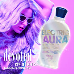 Devoted Creations Electric Aura applying lotion for comfortable, fragrance-free use