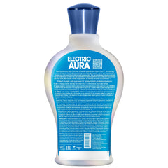 Devoted Creations Electric Aura ingredients label highlights soothing botanicals for sensitive skin