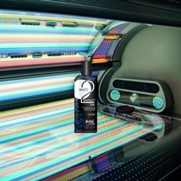 Devoted Creations White 2 Bronze blue Cypress fragrance fills the air during application