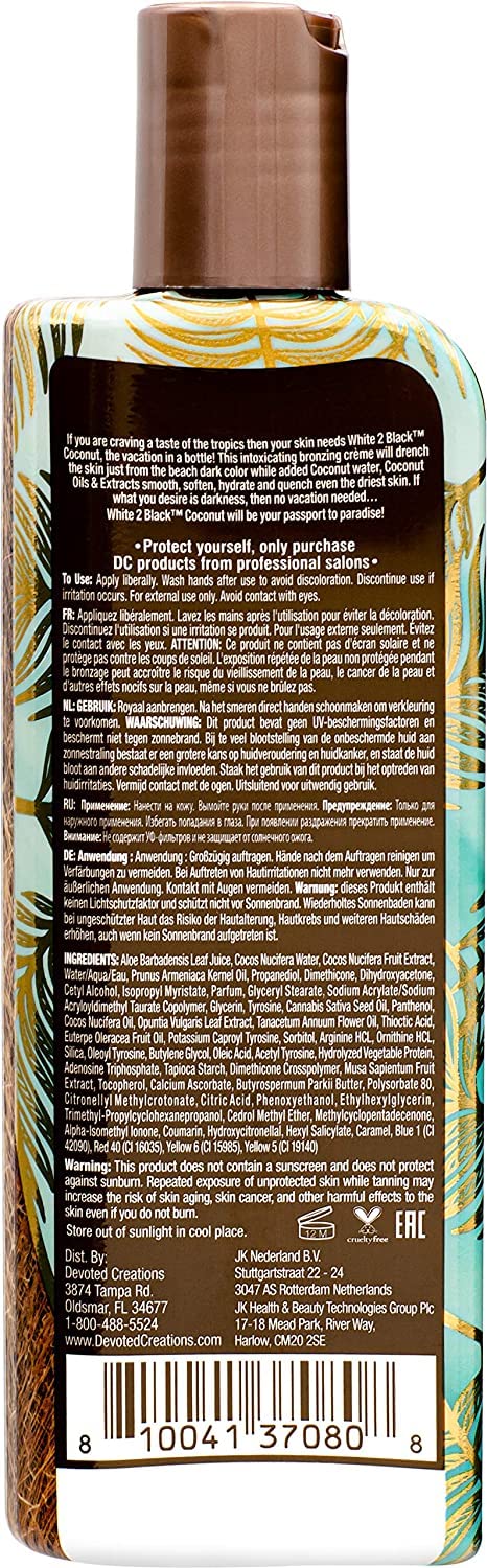 Devoted Creations White 2 Bronze Coconut fragrance diffusion view emphasizes Waikiki coconut scent