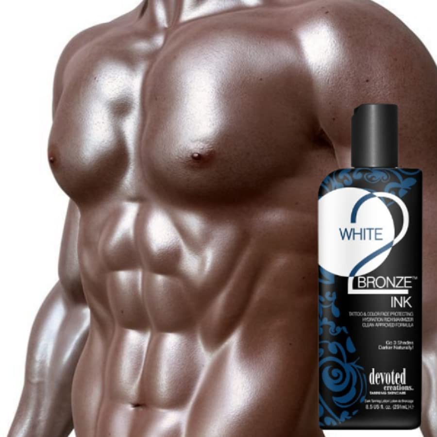 Devoted Creations White 2 Bronze skin-softening action nourishes while tanning