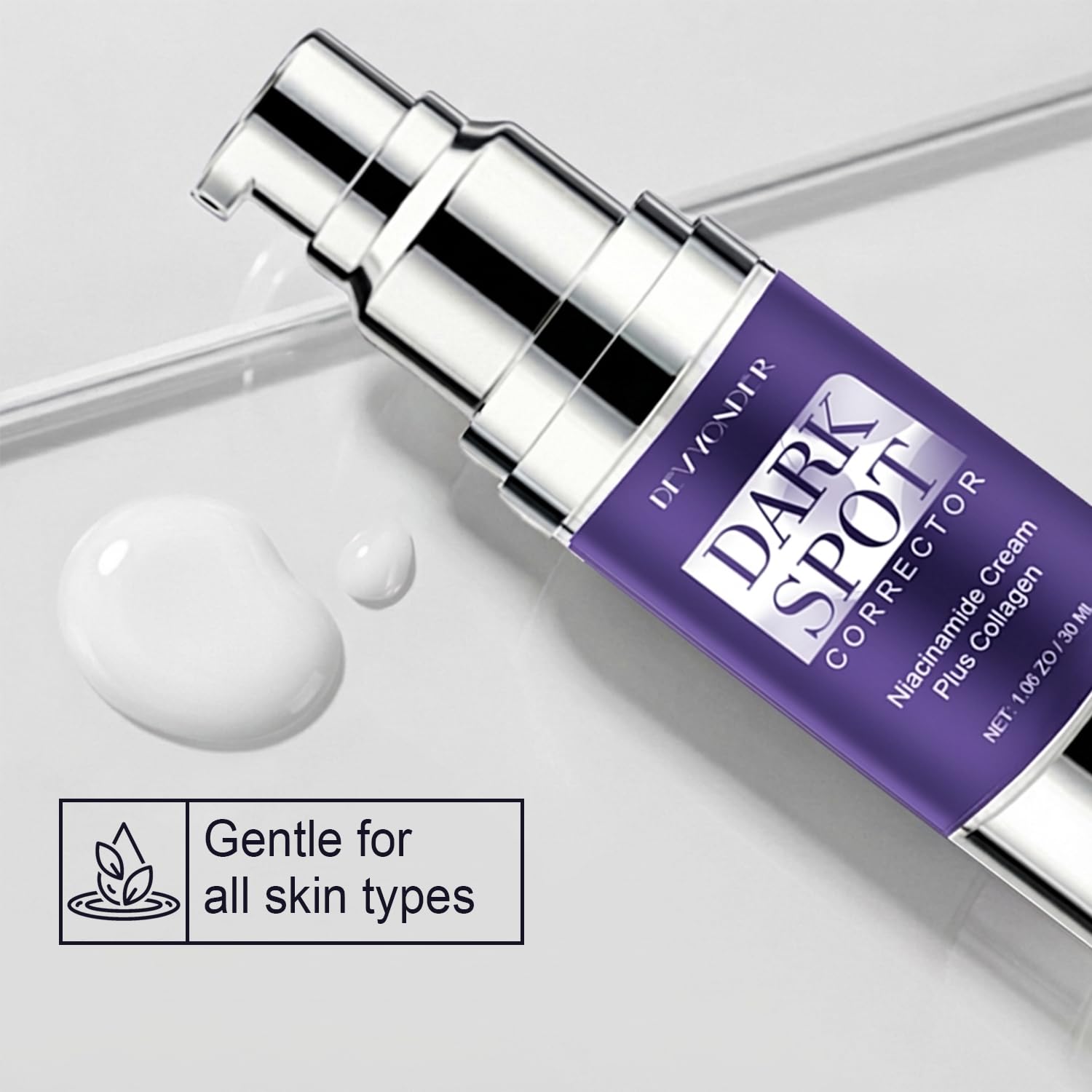Devyonder cream packaging showcases premium skincare solution