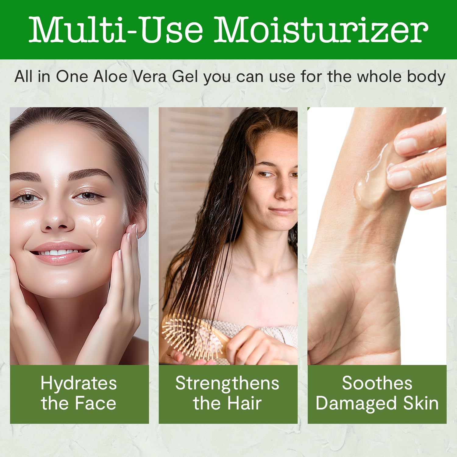 DEW ME DAILY after sun care aloe gel for cooling relief
