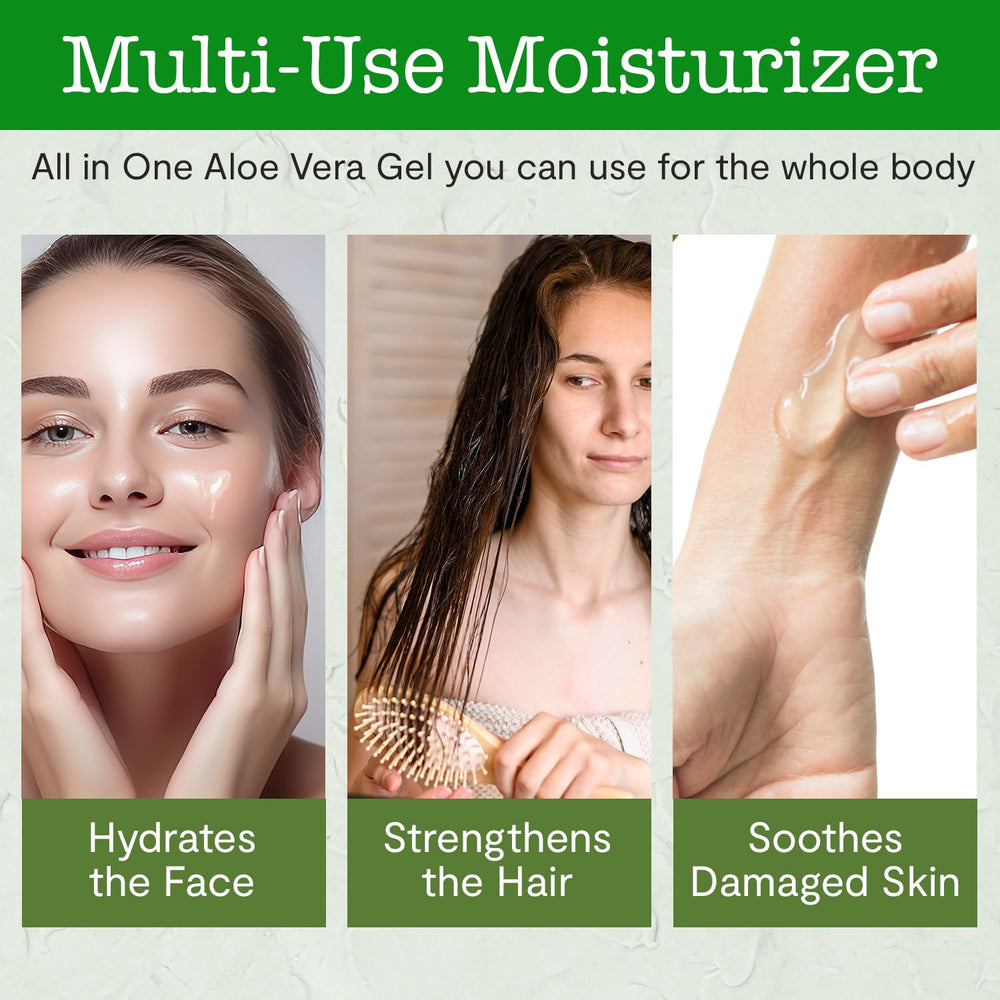 DEW ME DAILY after sun care aloe gel for cooling relief