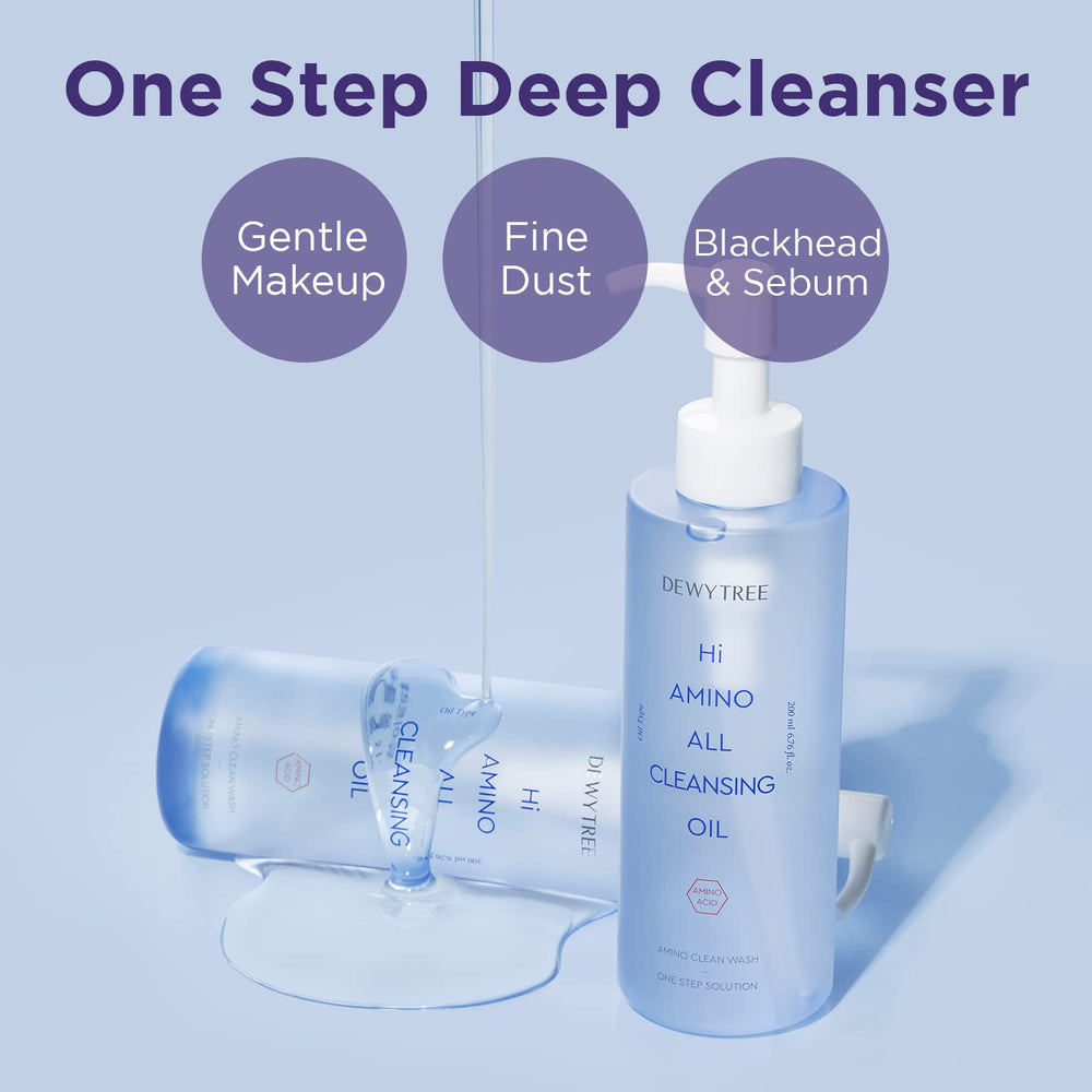 Dewytree Hi Amino All Cleansing Oil hand massage for deep cleansing