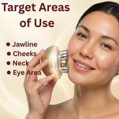 DEZALON eye care attachment targets delicate eye area for relaxation and brightening potential.