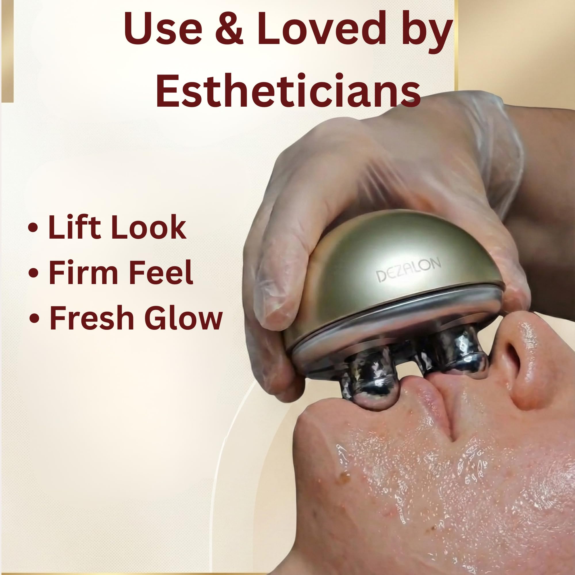 DEZALON gold color finish highlights premium design and elegant aesthetic.