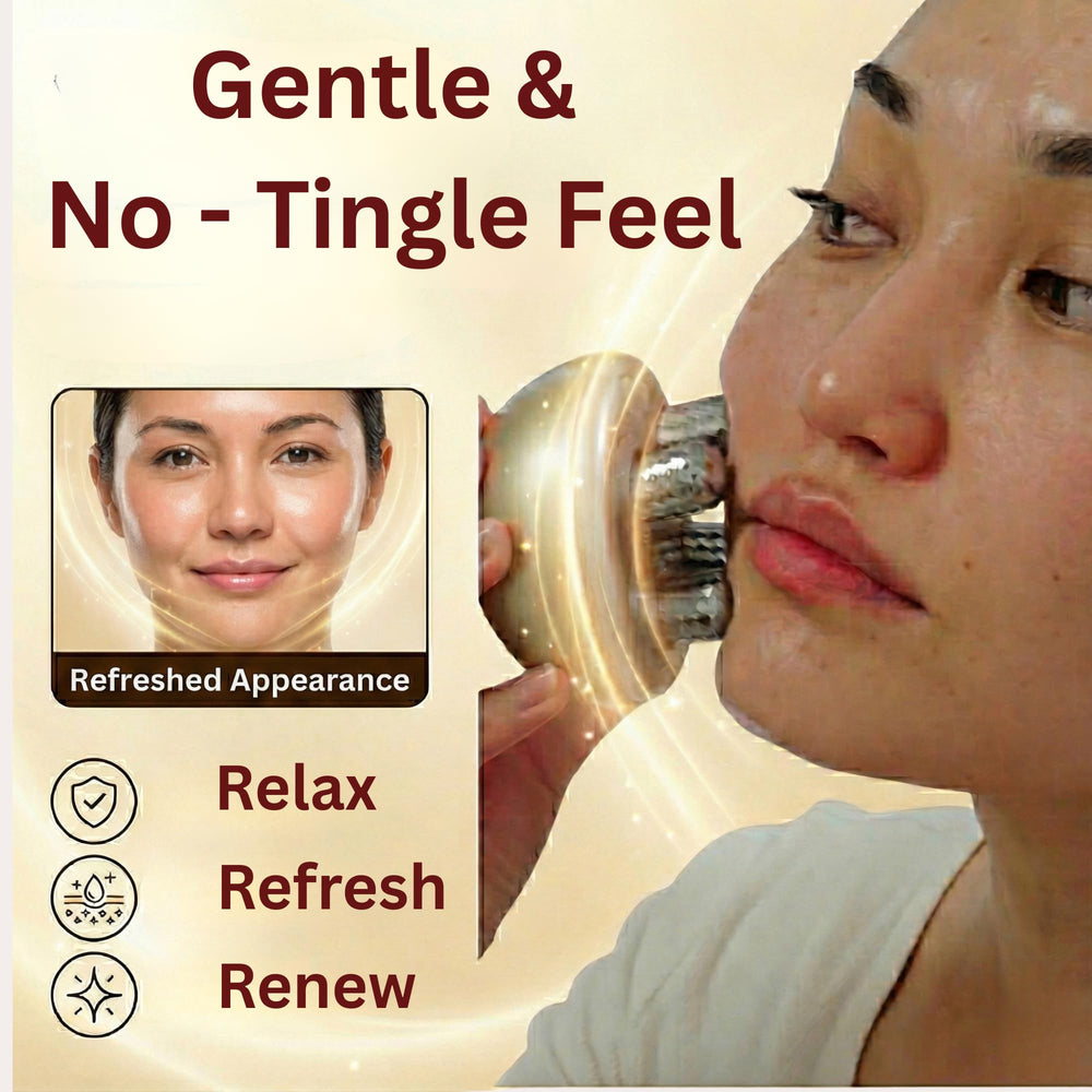 DEZALON neck massager helps soothe tension and refresh the neck area.