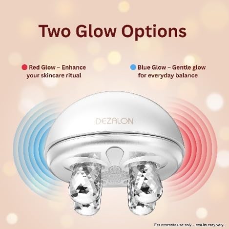 DEZALON red glow mode image showing vibrant light for revitalized skin.