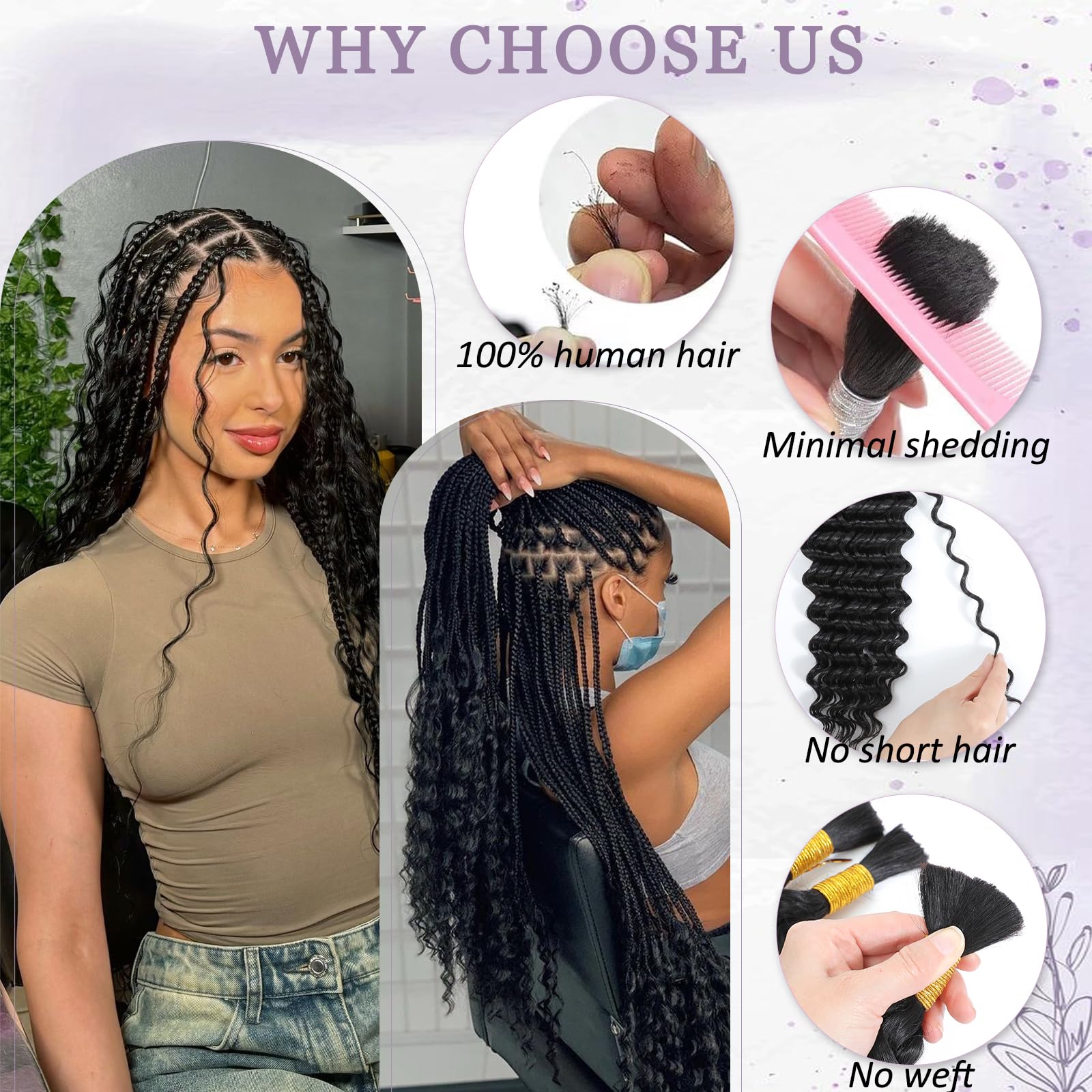 DFHIHCP wet and wavy braiding hair, smooth texture and easy to blend.