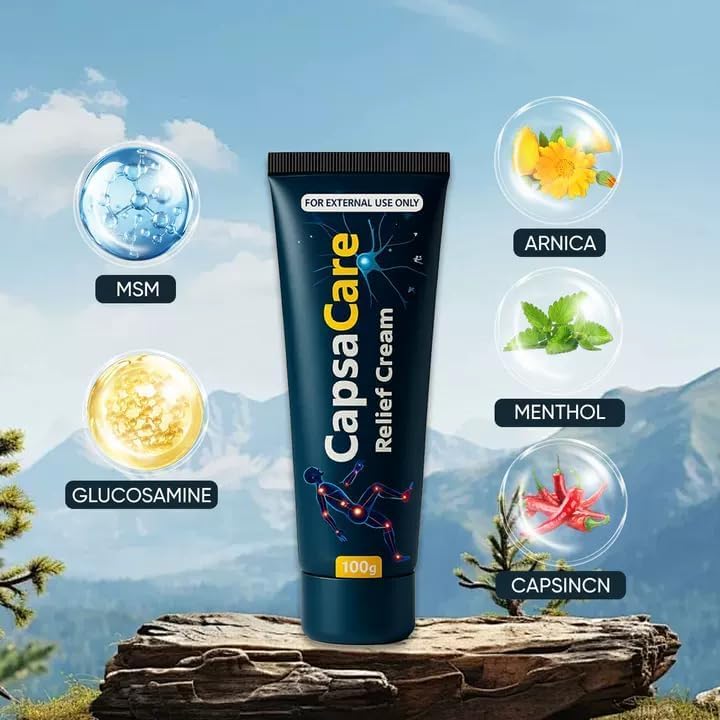 DFTLUUE Capsacare cream knees hips shoulders target joints for smoother movement.