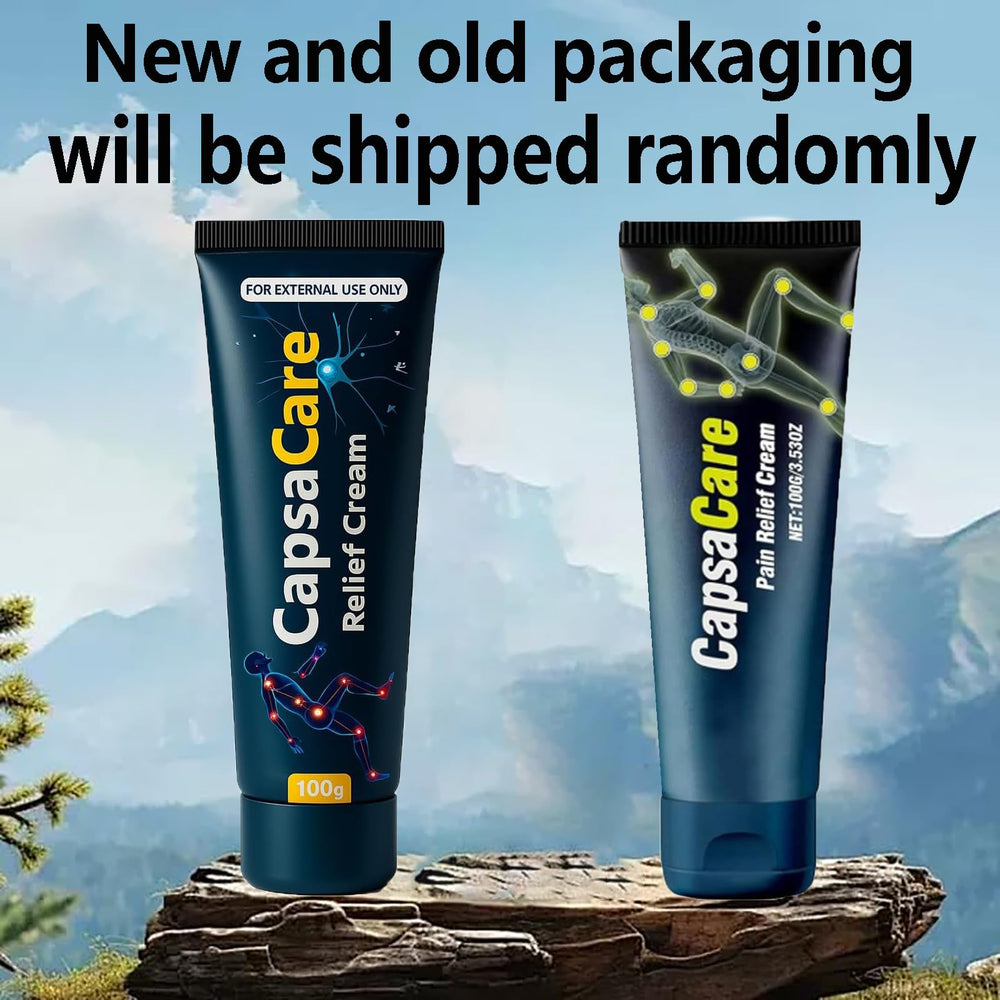 Cream texture on skin showing smooth, non-greasy absorption by Capsacare.