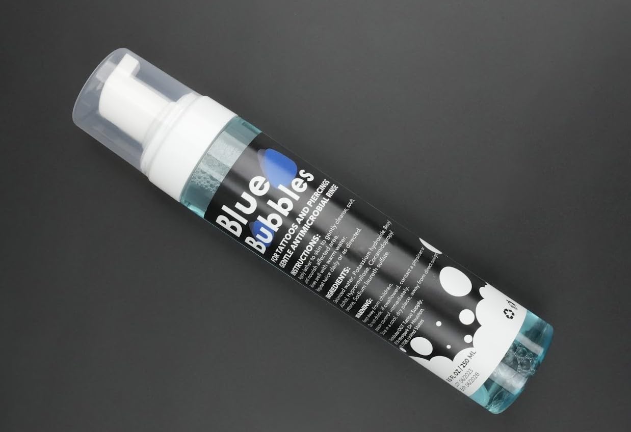 Product packaging on a clean counter demonstrates 8.5oz size