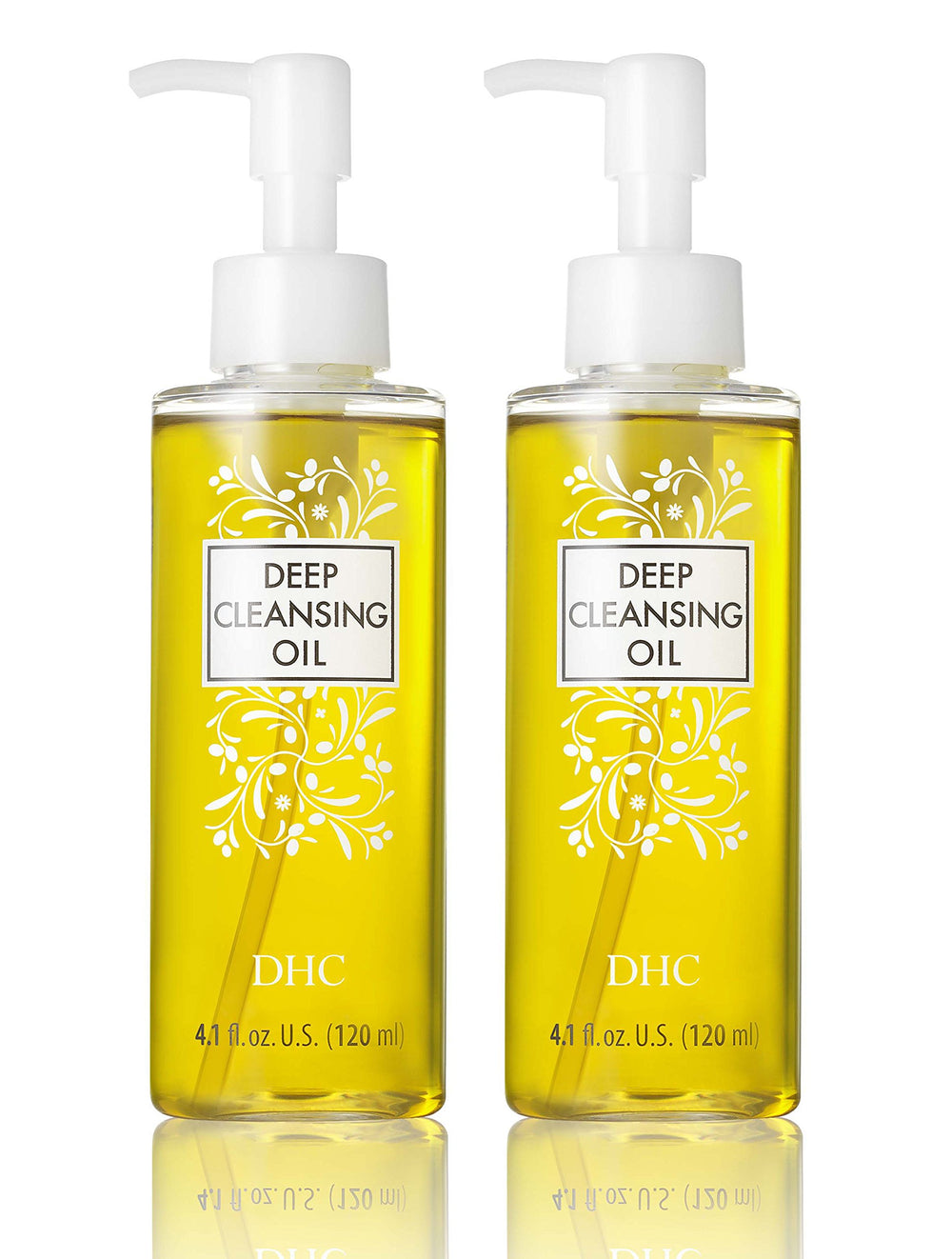 DHC Deep Cleansing Oil bottle closed, ready for daily makeup removal.