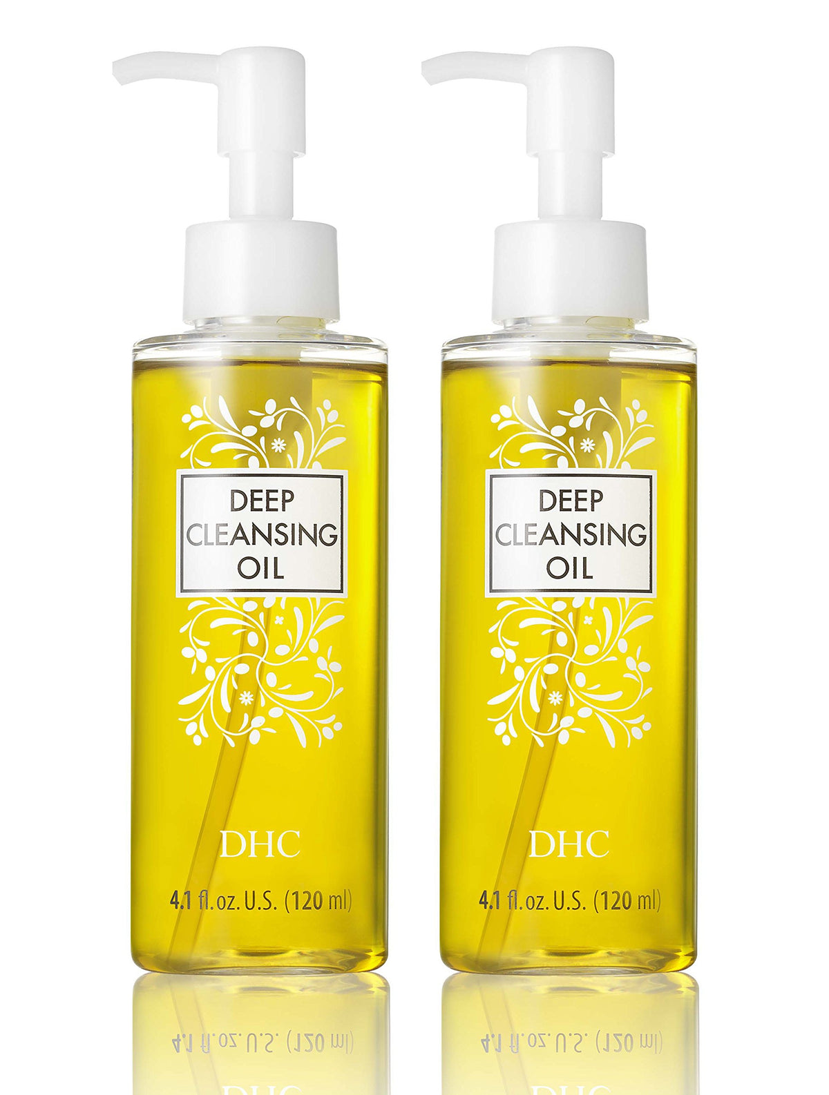 DHC Deep Cleansing Oil bottle closed, ready for daily makeup removal.