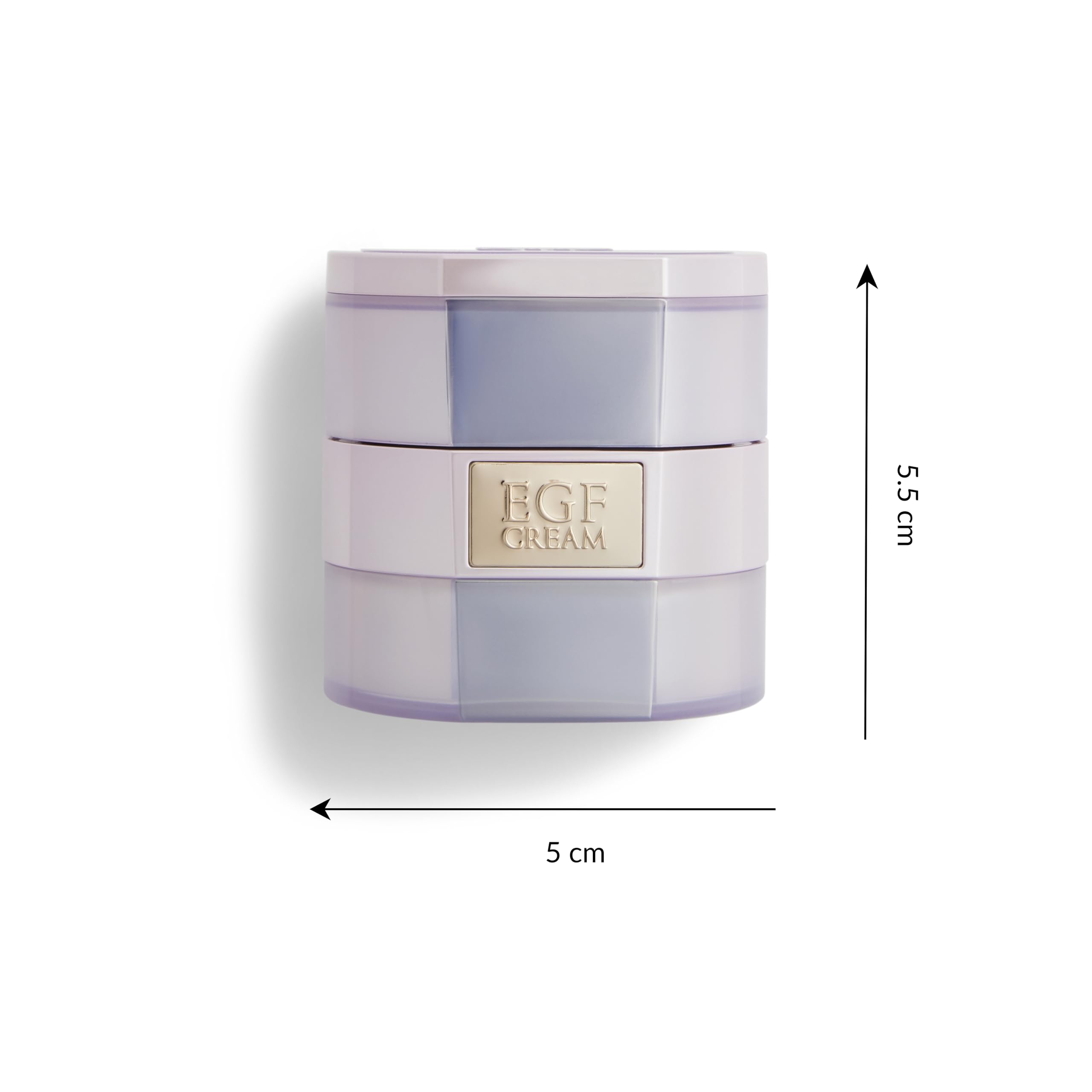 DHC EGF Cream application motion shows easy smoothing on skin.