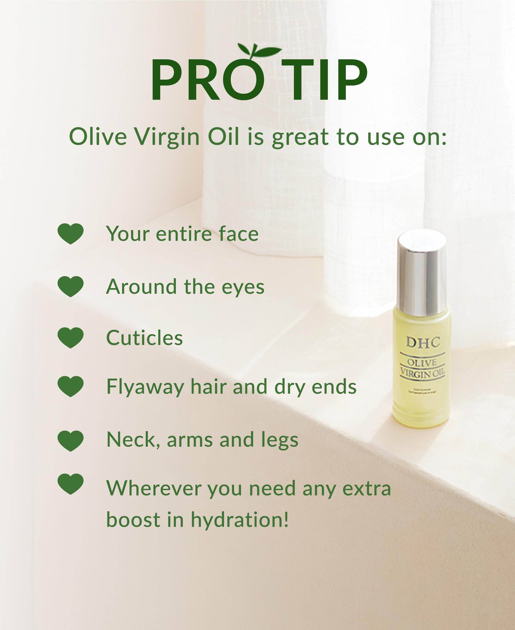 Oil absorption demonstration showing quick, non-greasy hydration