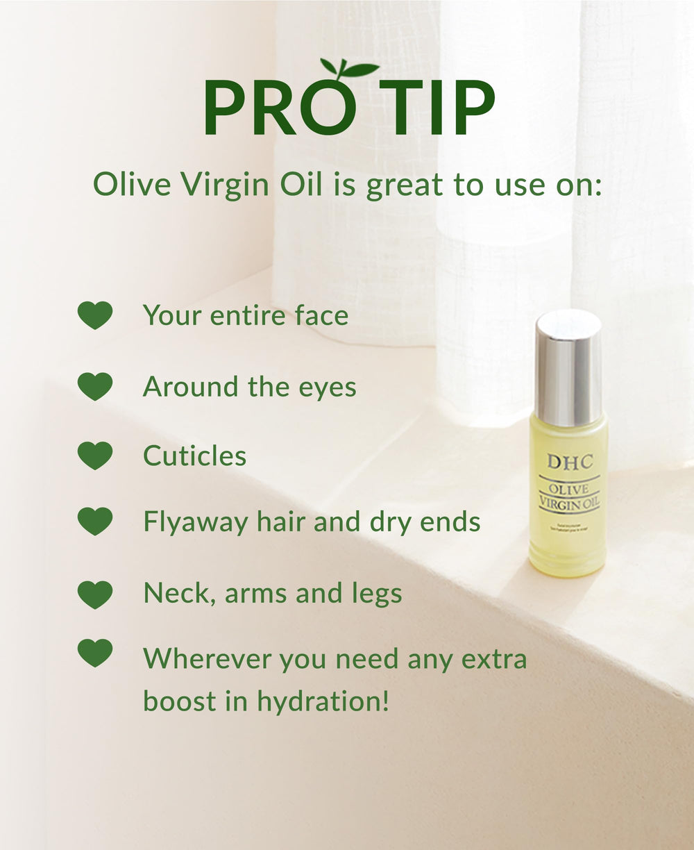 Oil absorption demonstration showing quick, non-greasy hydration