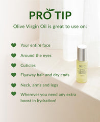 Oil absorption demonstration showing quick, non-greasy hydration