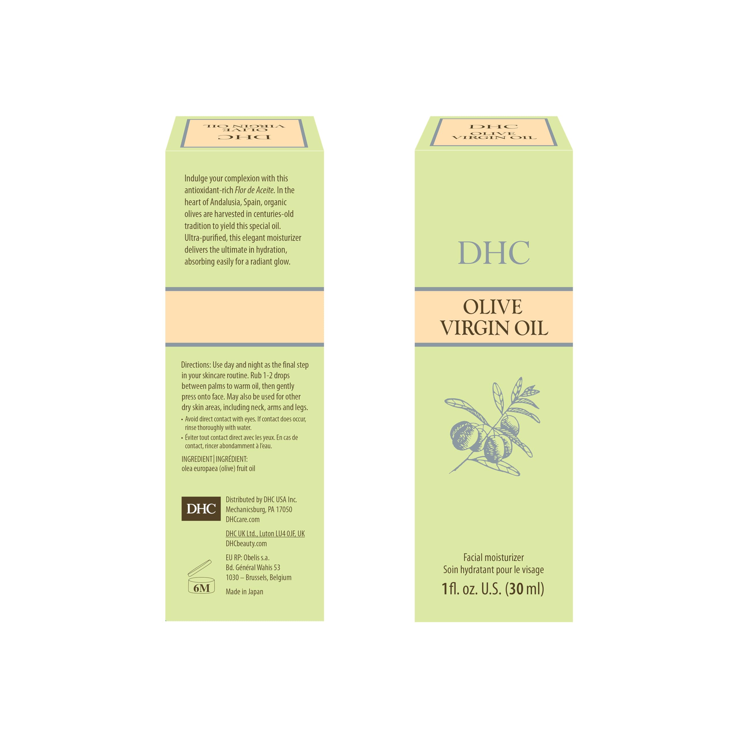 Hair tips with Olive Virgin Oil to seal ends and add shine
