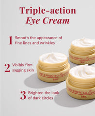 DHC packaging box beside eye cream for day and night use