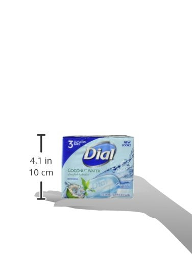 Dial bamboo leaf extract bar soap emphasizes moisture and balance during use.