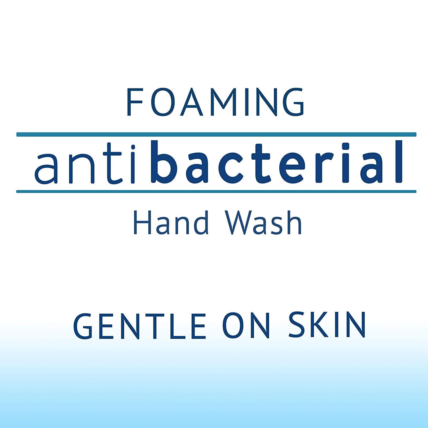 Creamy foam from Dial Complete foaming hand soap on hands.