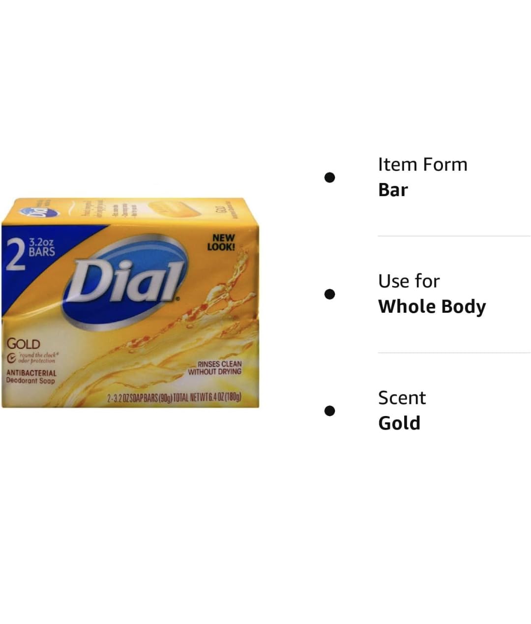 Dial Gold 2-pack packaging displayed for easy replacement and value.