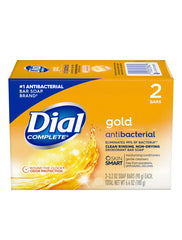 Dial Gold antibacterial soap close-up bar shows rich lather and lasting freshness.